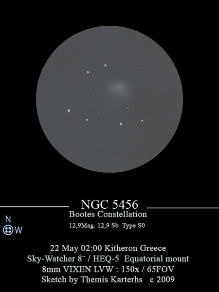 Ngc 5456 Sketch By Themis Karterhs