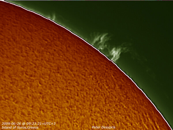 Prominences-Προεξοχές