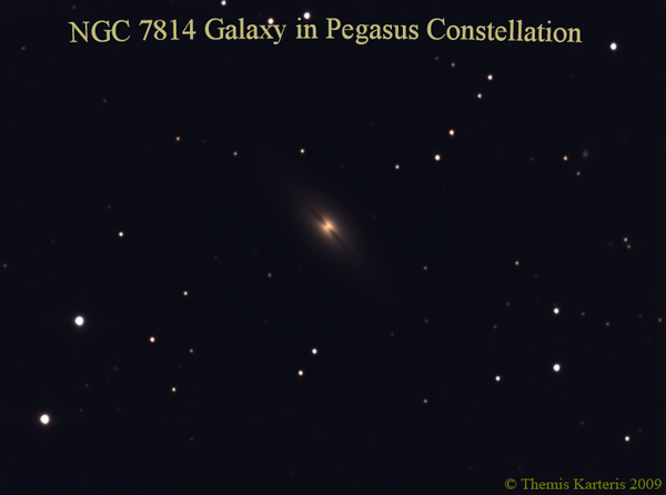 Ngc 7814 Galaxy In Pegacus