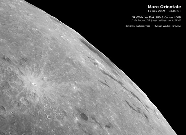 Mare Orientale, 15-7-2009, τελική επεξεργασία