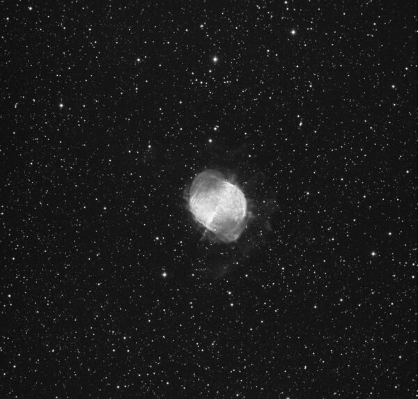 M27, The Dumbbell Nebula Ha Light