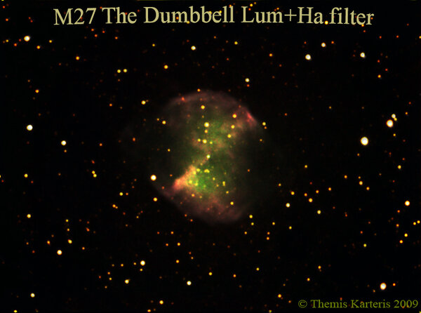 M27 DumΒbel Nebula Lum+ha