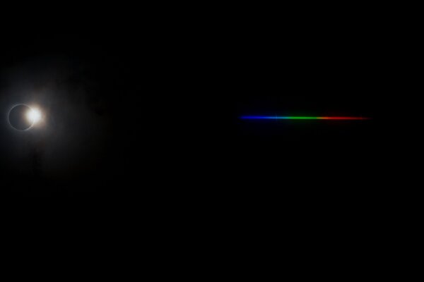 Diamond ring-Flash spectrum