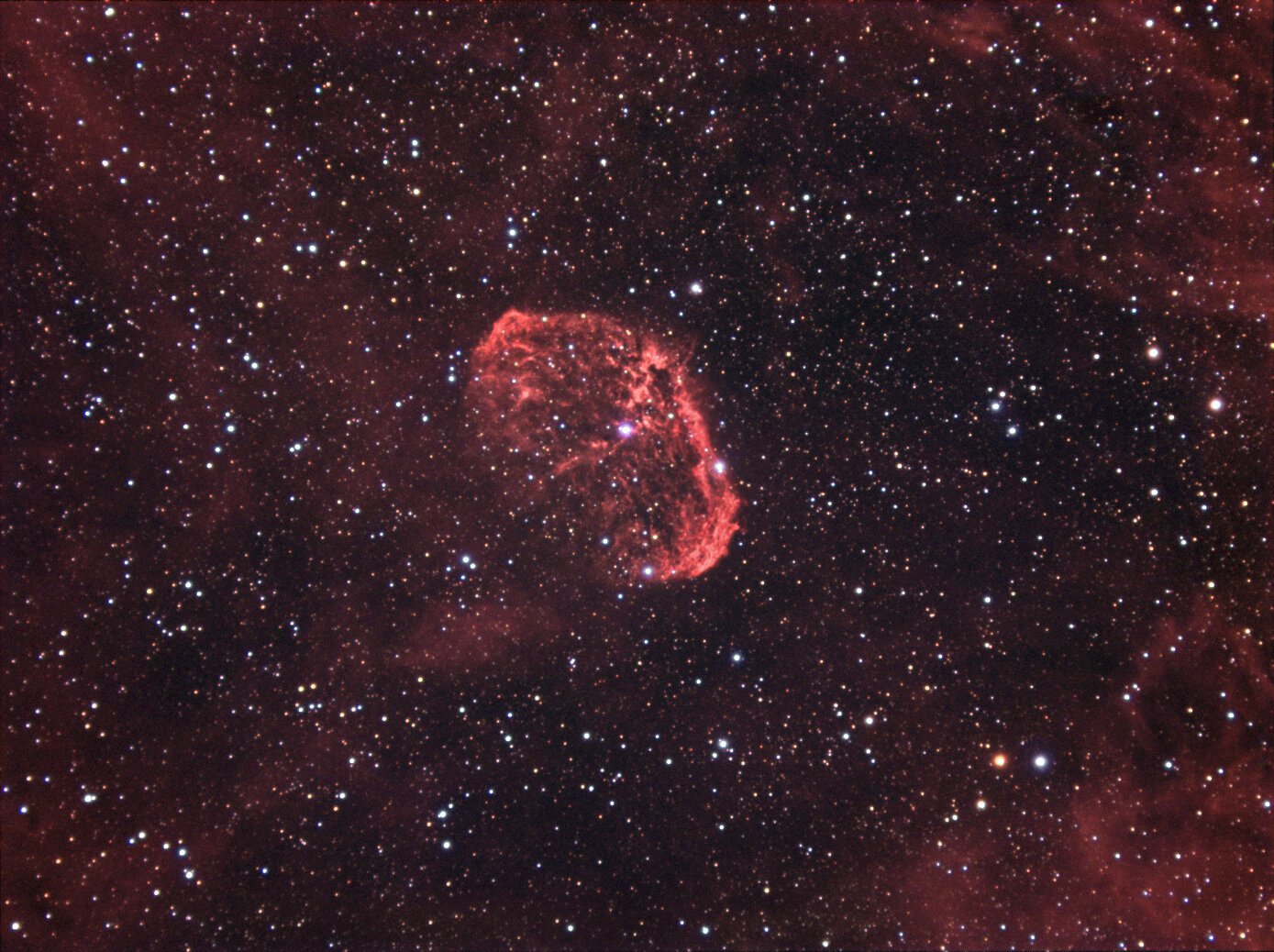 Ngc 6888. The Crescent Nebula