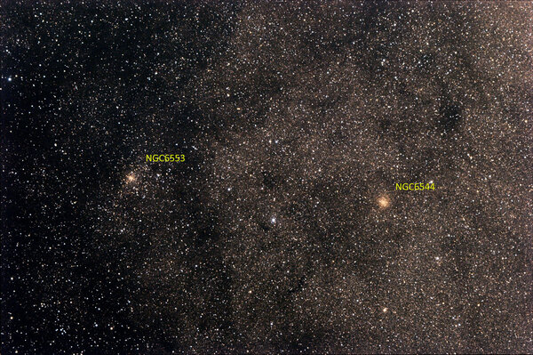 Ngc 6553-6544 Σφαιρωτά σμήνη