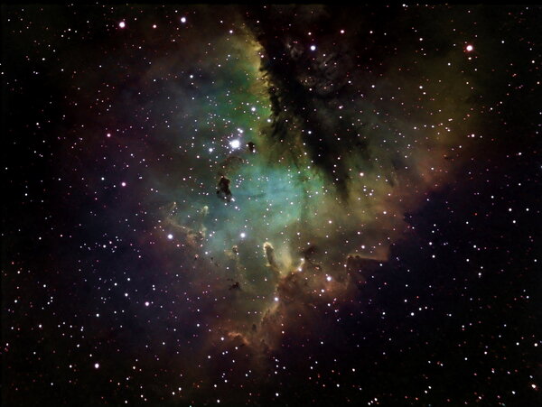 Ngc 281 In Hubble Pallete(s2hao3)