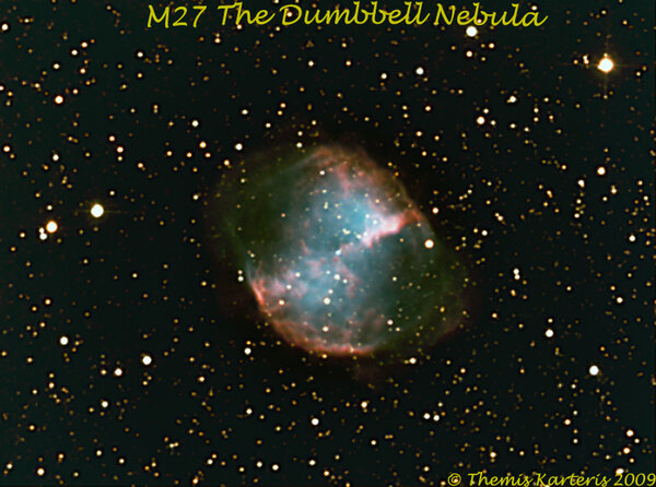 M27 Dumbbel Nebula Final Rgb+ha.