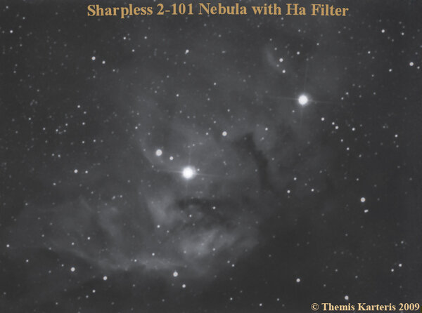 Sharpless 2-101 With Ha Filter