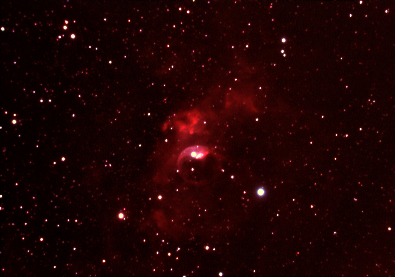 Ngc7635 - Bubble Nebula (crop) - επανεπεξεργασια