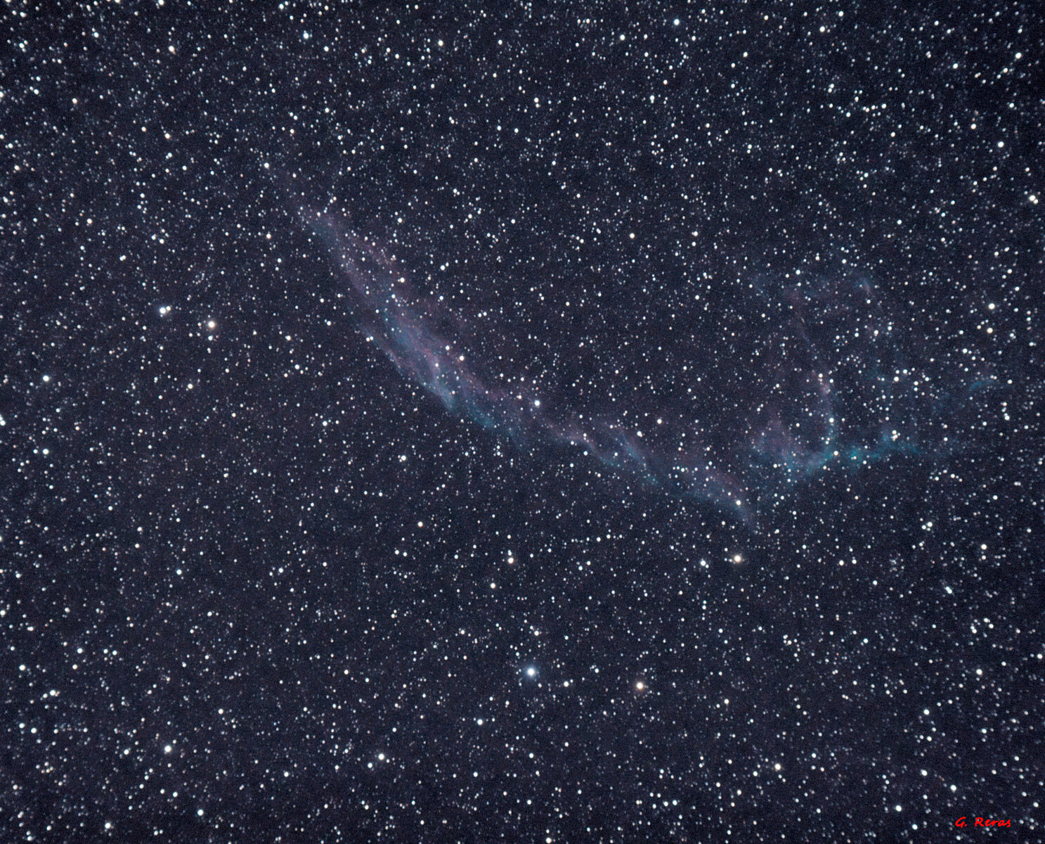 Ngc 6960 - Eastern Veil Nebula (δεύτερη επεξεργασία)