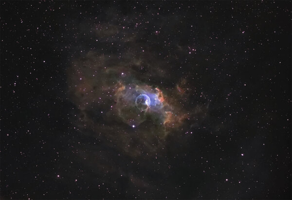 Ngc 7635 Bubble Nebula - Hubble Palette