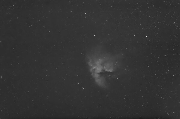 ngc281 Pacman Nebula In Ha - επανεπεξεργασια