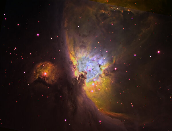 M42 In Maped Colors(hubble Pallete)