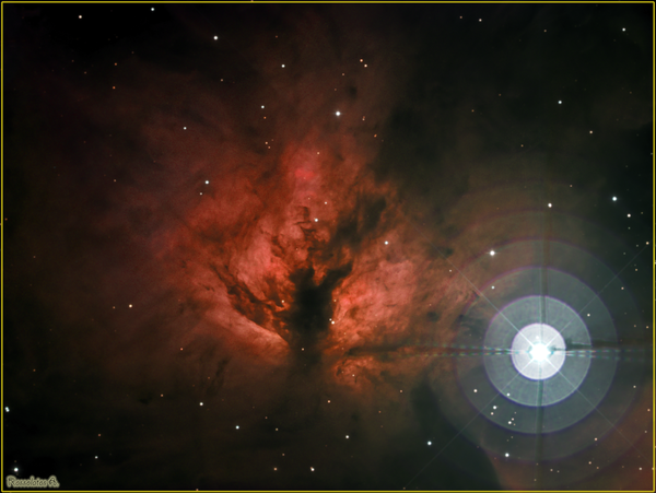 Νεφέλωμα Φλόγα - NGC2024 (Full Colors)