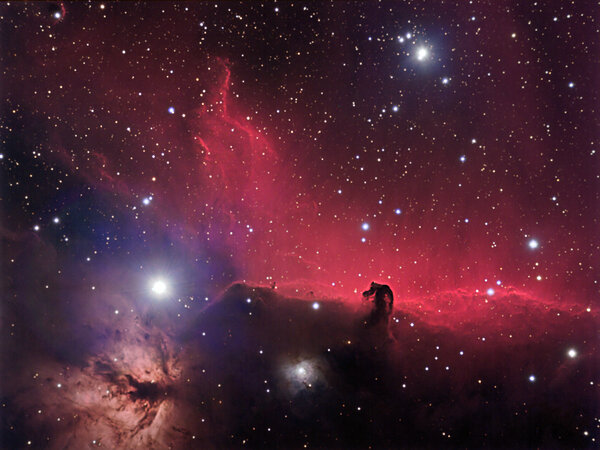 IC 434 HorseHead & Ngc 2024 Flame Nebula