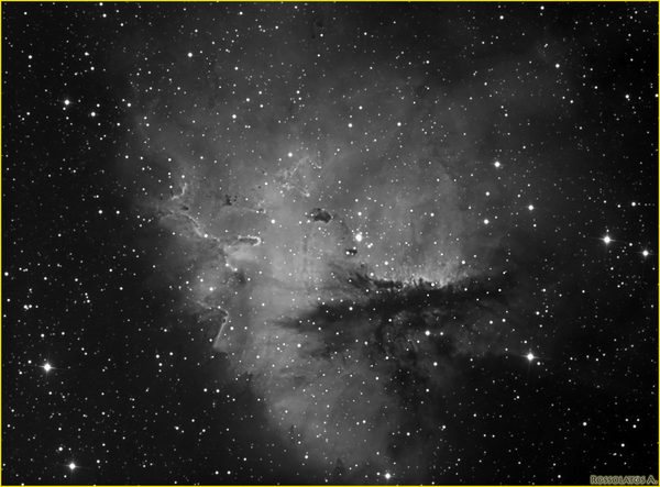 Περισσότερες πληροφορίες για το "Νεφέλωμα Pacman - NGC281 (Ha - Part 1)"