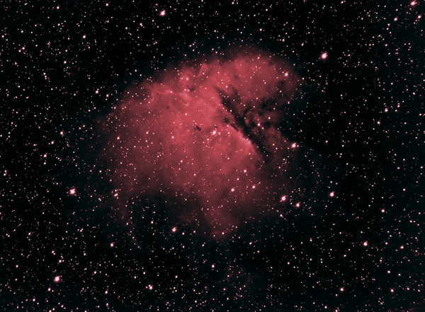 Pacman Nebula In Ha