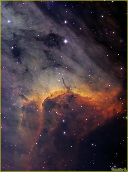 Περισσότερες πληροφορίες για το "Νεφέλωμα Πελεκάνος - IC5070 (Hubble Colors)"