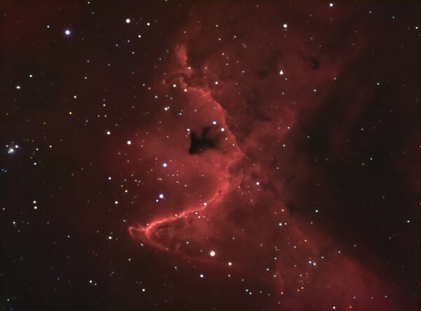Part Of Ic 1848 Nebula