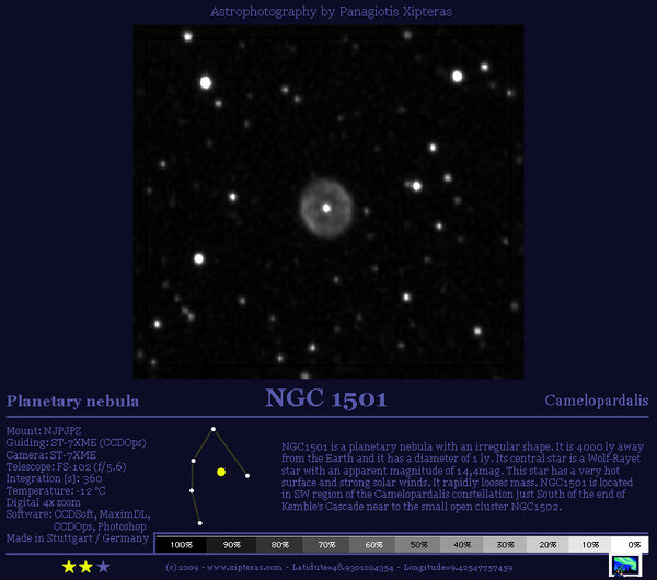 Ngc1501 And Its Wolf-rayet Star
