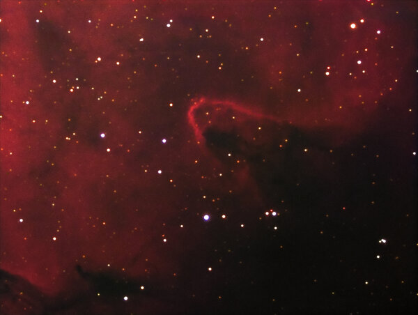 Mountains Of Creation. Part Of  Ic 1848 Nebula