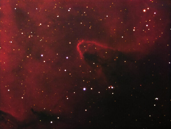 Mountains Of Creation. Part Of  Ic 1848 Nebula