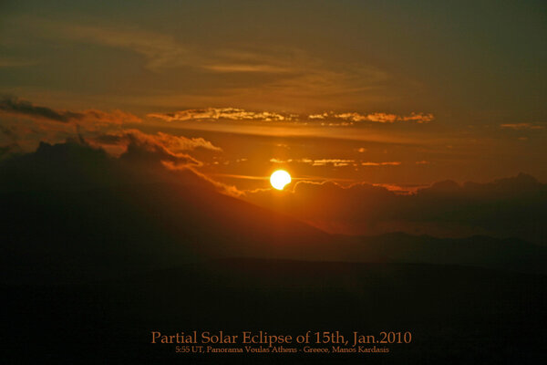 Μερική έκλειψη Ηλίου 20100115