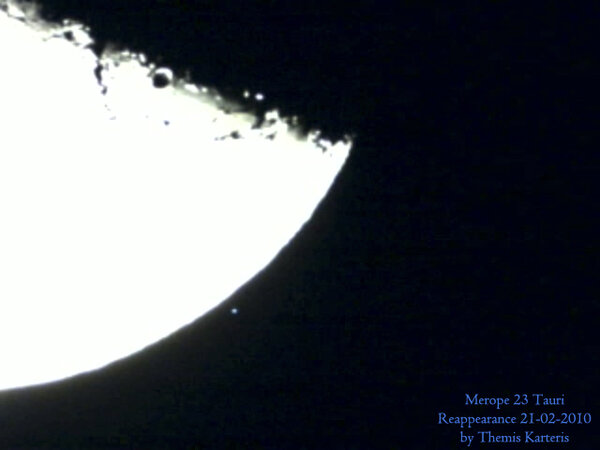Merope 23tauri Reappearance By Moon 4