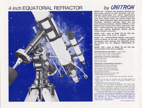 4-inch Equatorial