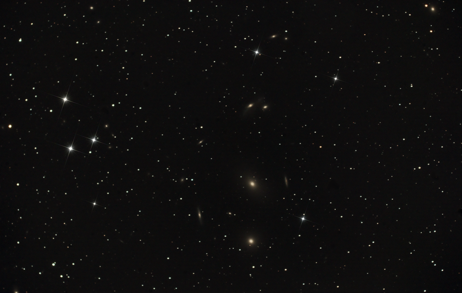 Markarian Chain (Group Of Galaxies In Virgo)