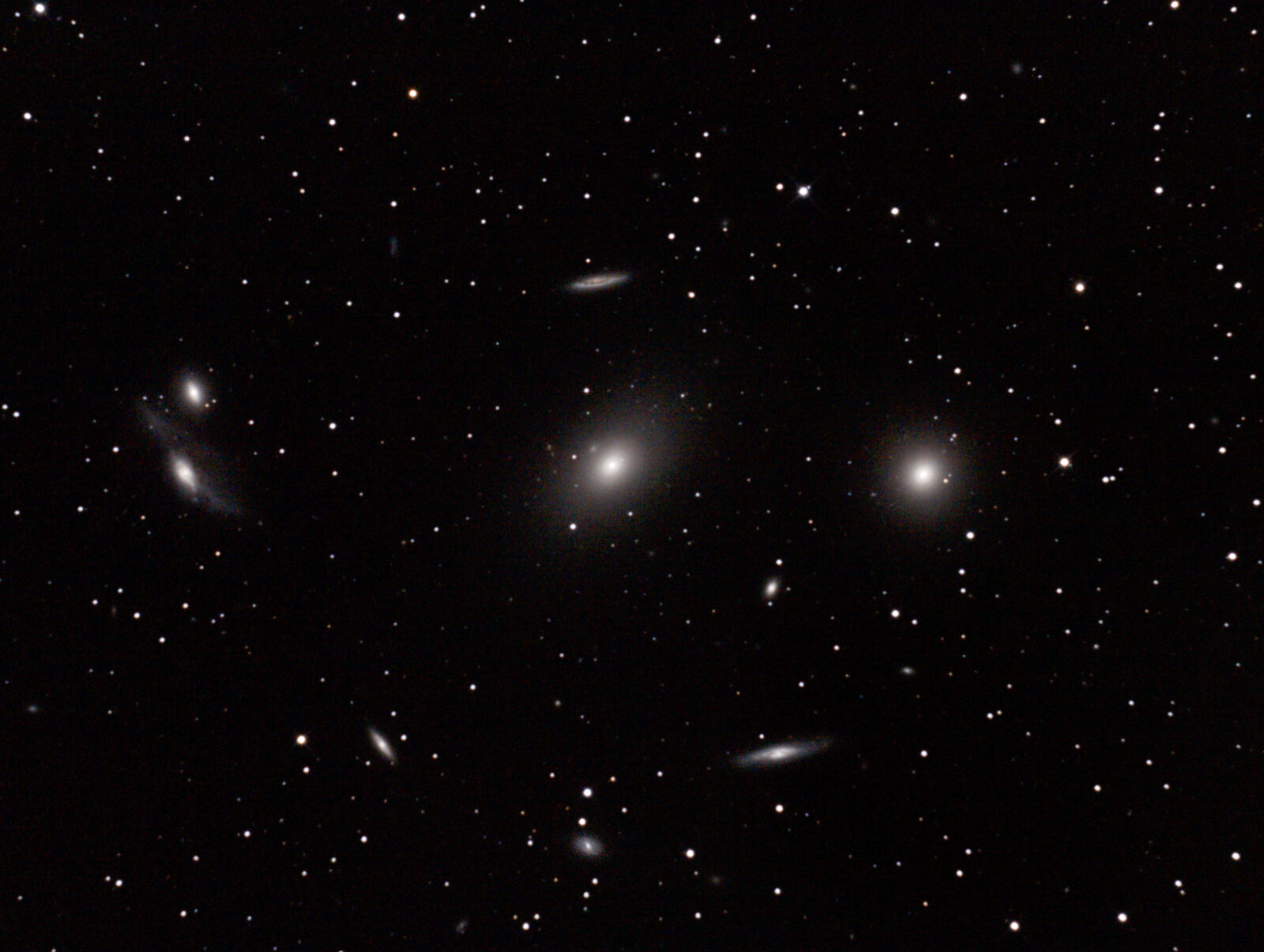 Μ84 - Μ86 Virgo Galaxy Cluster Core