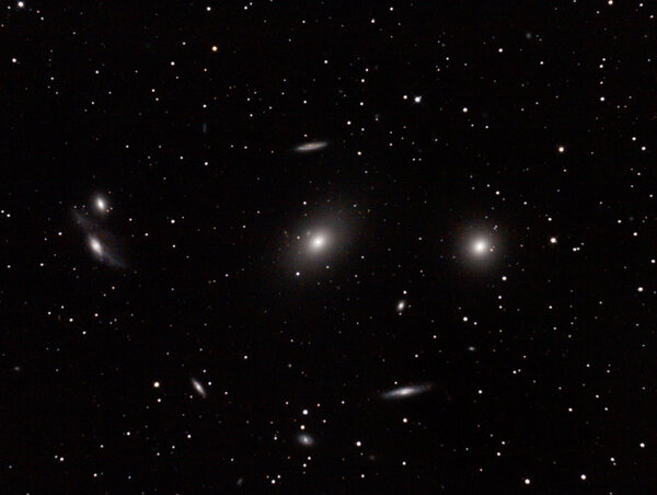 Μ84 - Μ86 Virgo Galaxy Cluster Core