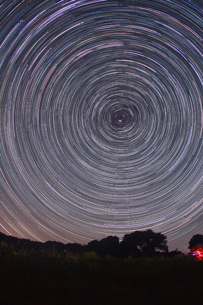 Πηλίδα, Κέρκυρα - Startrails