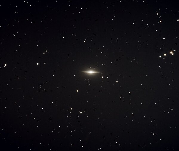 Somprero Galaxy/ M104 In Virgo Cluster.