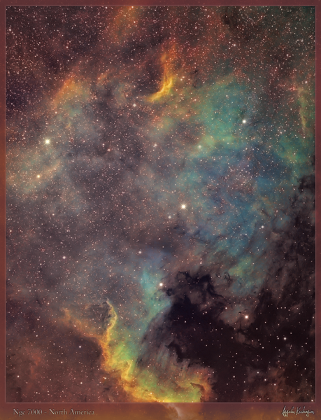 Ngc 7000 - North America in Narrowband Part 1