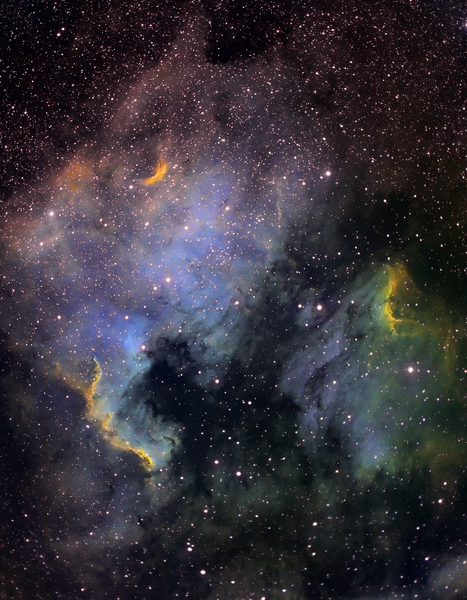 North America-pelican Nebulas