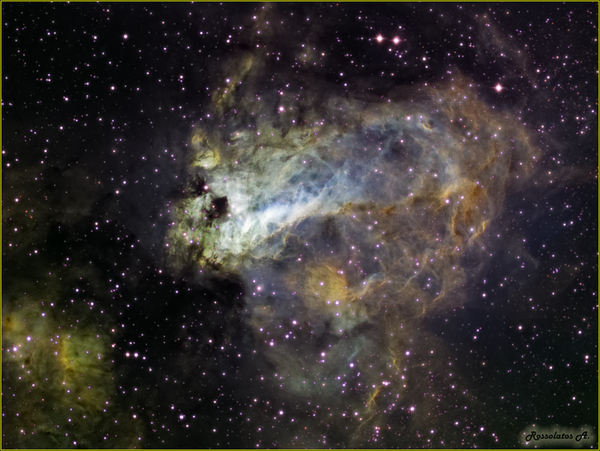 Νεφέλωμα Κύκνος - Μ17 (Hubble Colors)