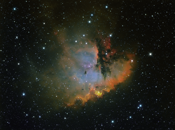Ngc - 281 Pacman Nebula (hubble Palette)