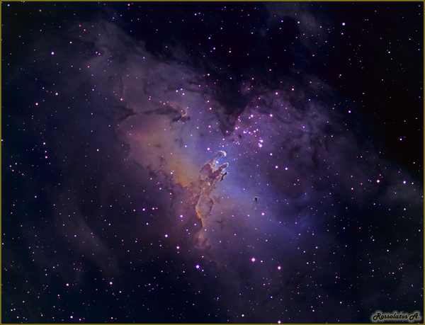 Νεφέλωμα Αετός - Μ16 (Hubble Colors)