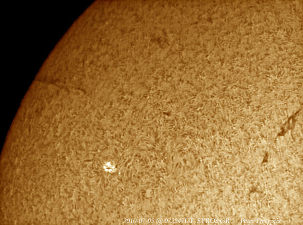 BΔ(NW) ...Limb disk. July 05,2010