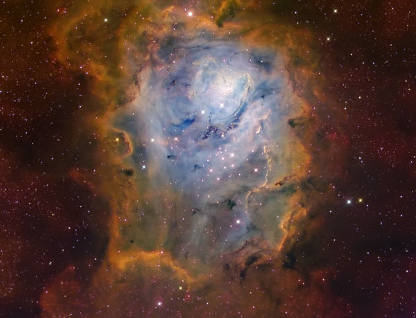 Περισσότερες πληροφορίες για το "M8 - Lagoon Nebula (Hubble Palette)"