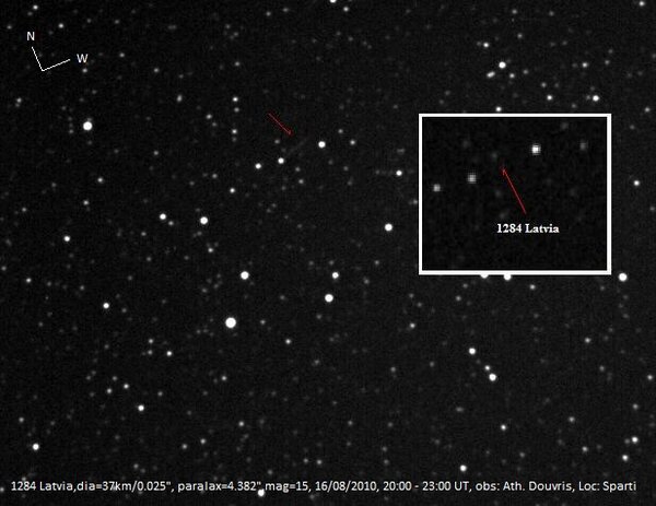 Asteroid: 1284 Latvia