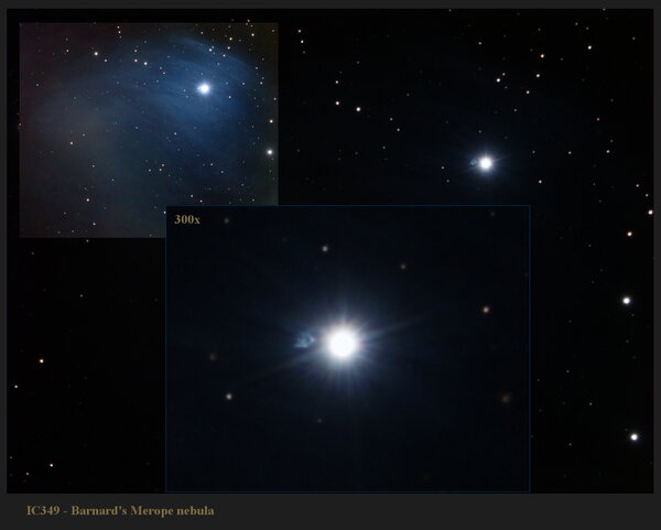 Περισσότερες πληροφορίες για το "Ic349 στήν Μερόπη - Barnard's Merope Nebula"
