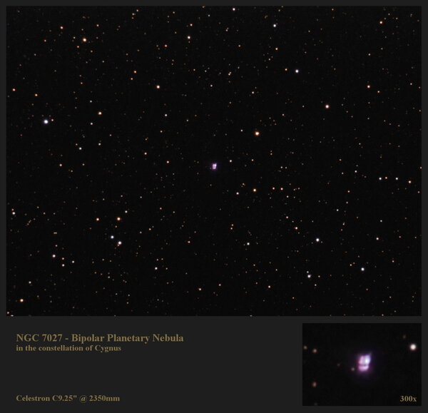 Ngc 7027 - Bipolar Planetary Nebula