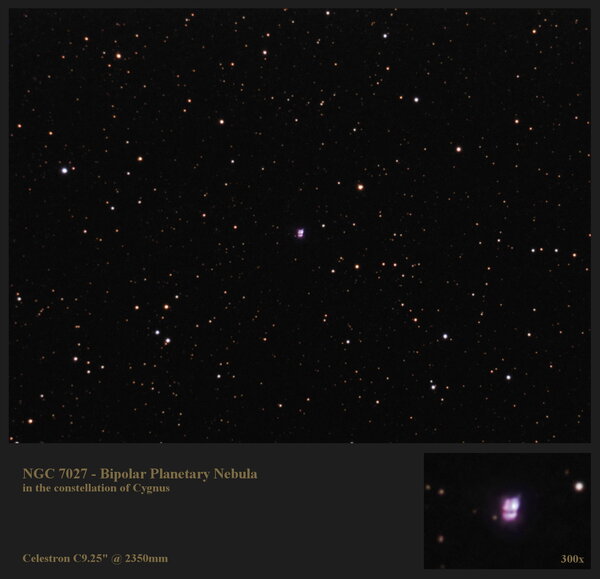 Ngc 7027 - Bipolar Planetary Nebula