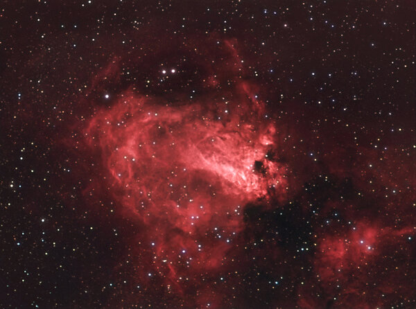 M 17.The 'Swan' nebula
