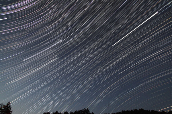 Startrails Mt. Parnon 12/8/10