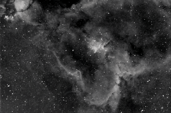 Ic 1805 - Heart Nebula In Ha