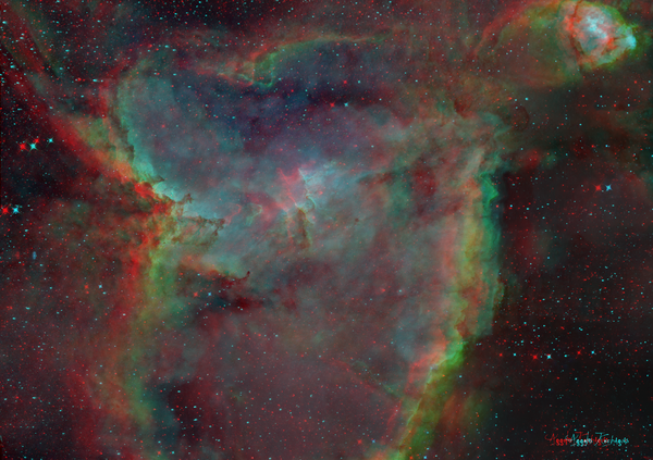 Περισσότερες πληροφορίες για το "Ic-1805 Heart Nebula In 3d"