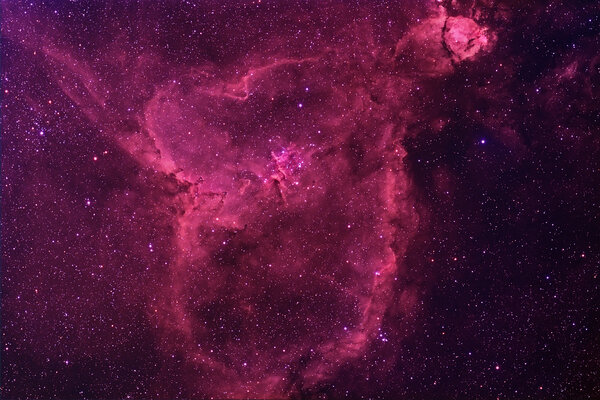 Heart Nebula In Color